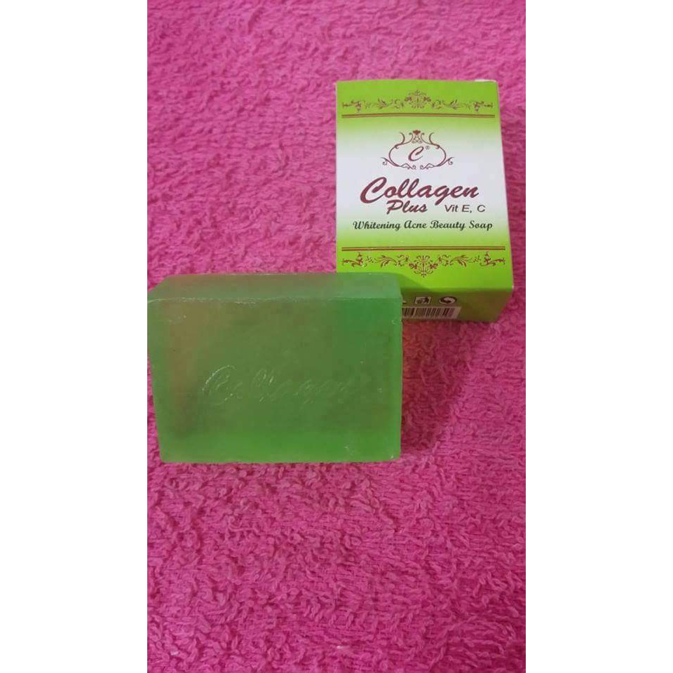 Sabun COLLAGEN Acne Green khusus jerawatan GIRLSNEED77