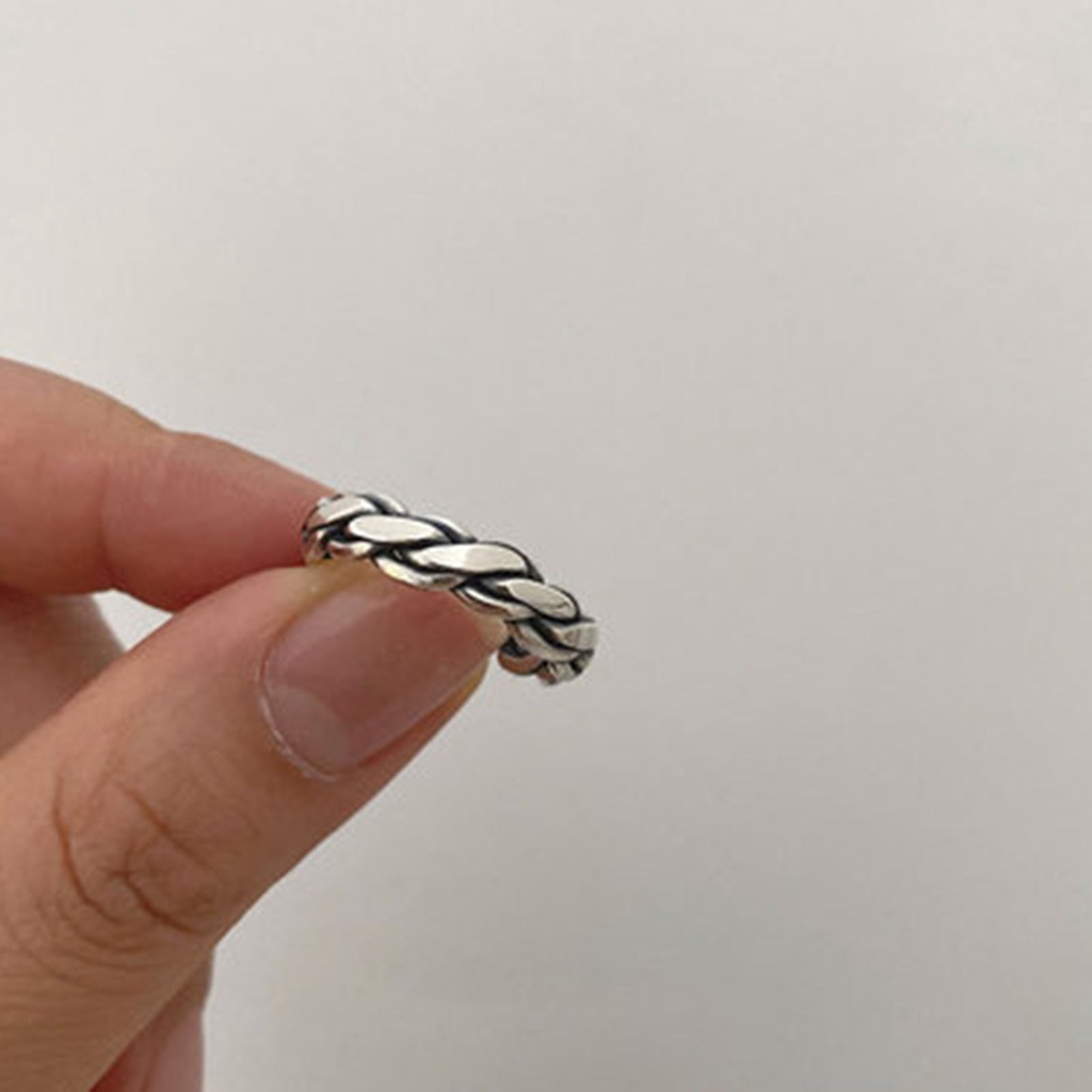 Hu Hu Hu Hu Hu Alat Bantu Pasang Kacamata♡ Cincin Model Terbuka Adjustable Gaya Vintage Untuk Pernikahan