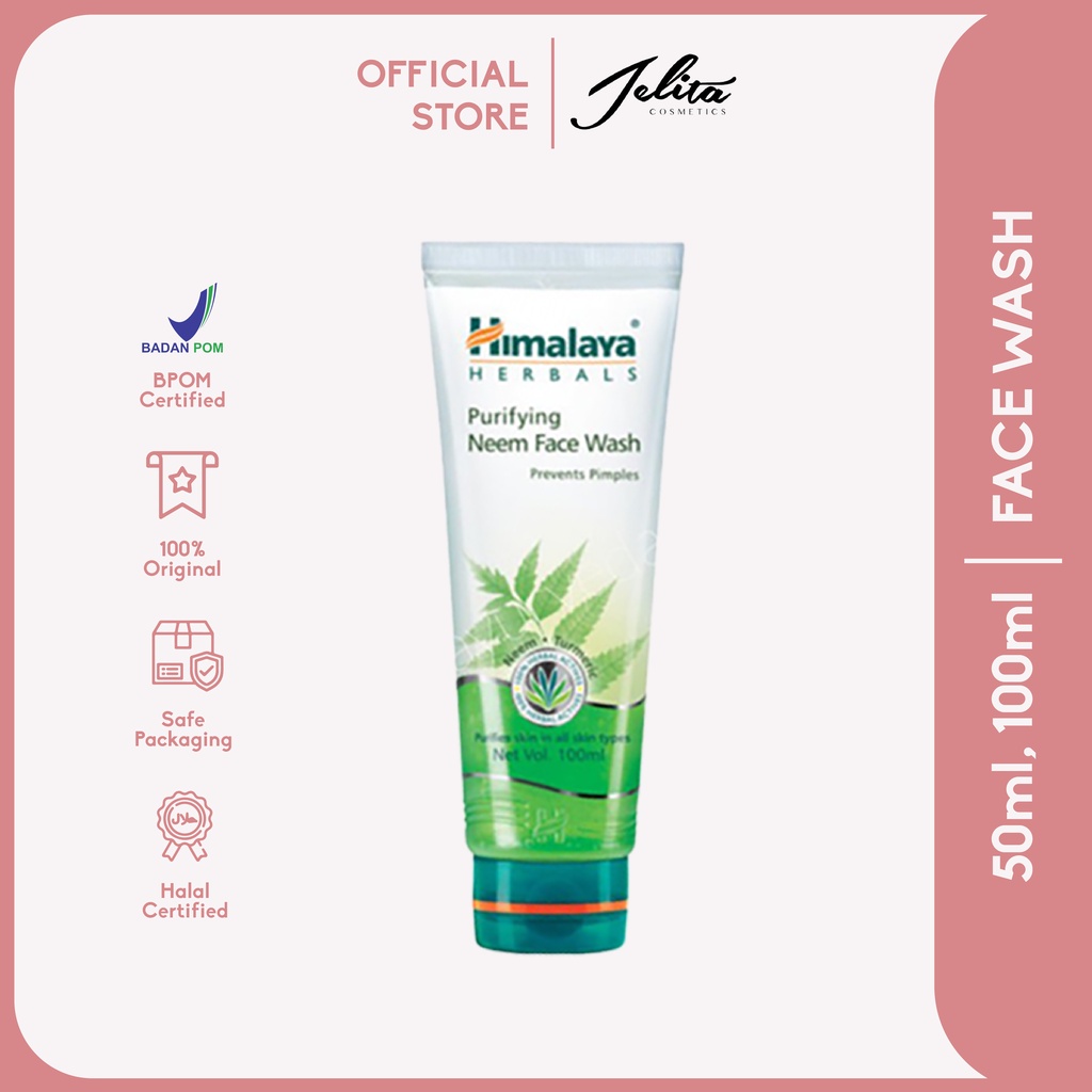 Himalaya Purifying Neem Face Wash Nimba-Kunyit