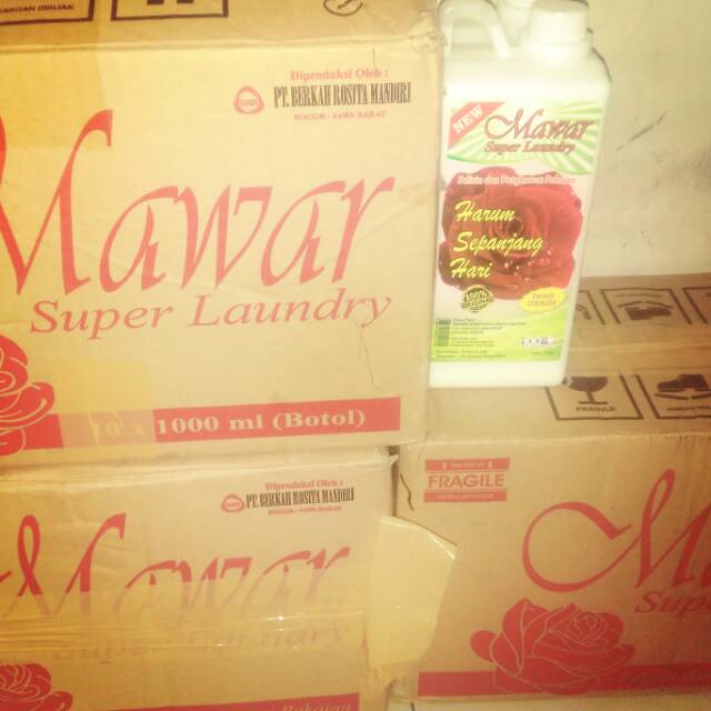 Pewangi laundry mawar