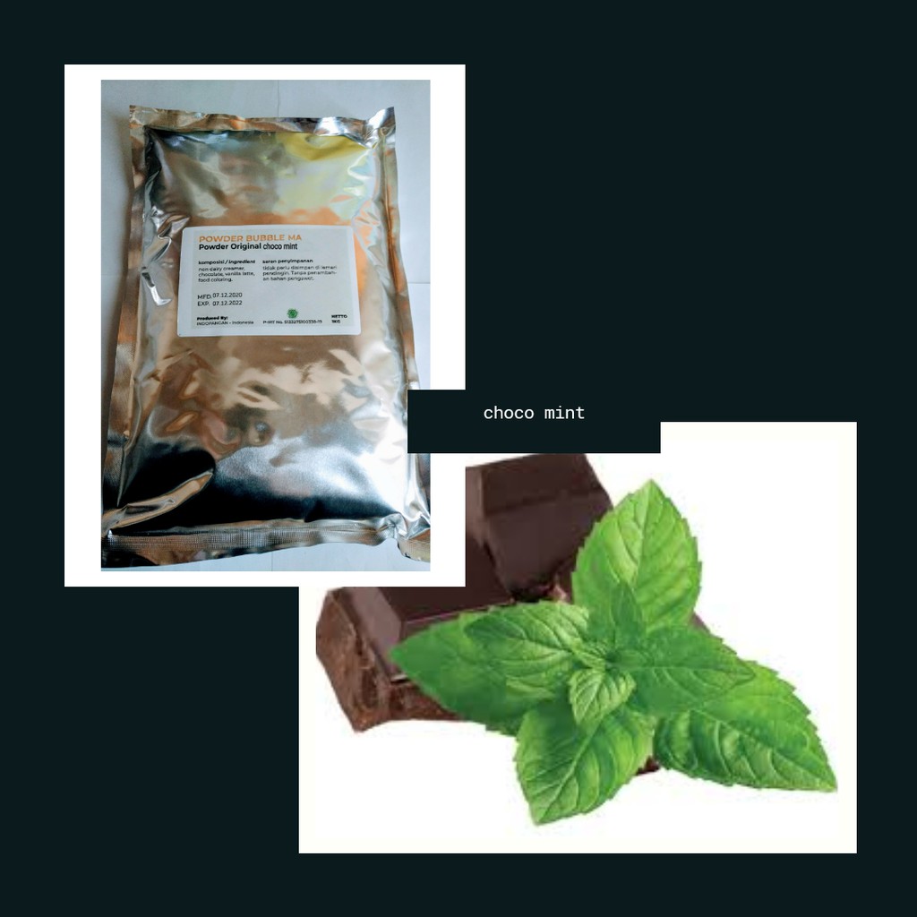 

Premium Powder Choco Mint - Choco Mint Powder Premium