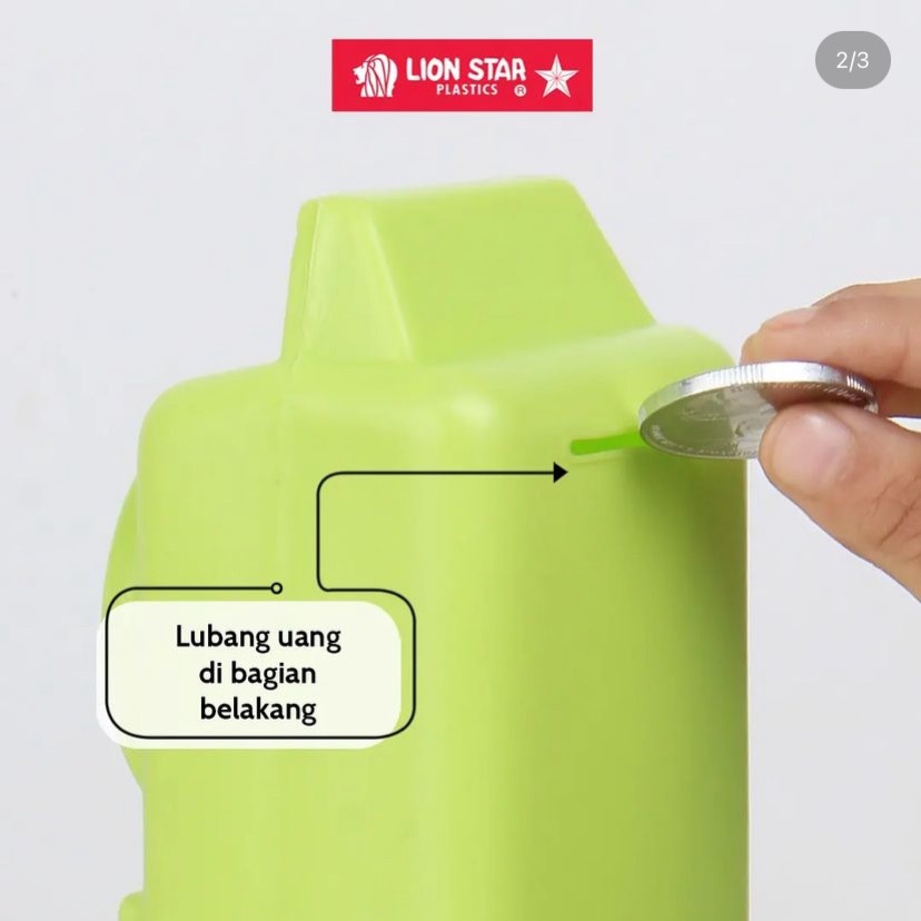 ( BISA COD ) PROMO LION STAR SV-13 SAVING BOX CELENGAN ANAK BENTUK GAJAH / CELENGAN KOIN DUIT / CELENGAN LUCU / TEMPAT UANG LUCU / TEMPAT MENABUNG LUCU ANAK / TEMPAT UANG