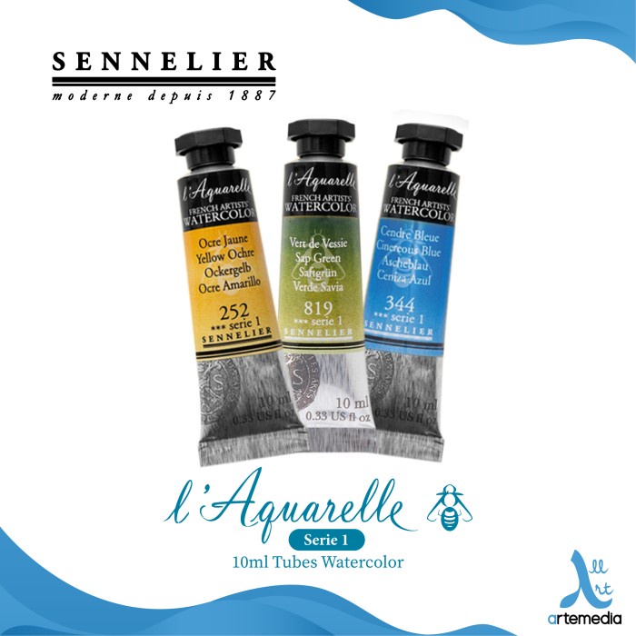 

Cat Air Sennelier L Aquarelle Series 1 Tube 10ml Watercolor - 02/03 - PHTHALO GREEN
