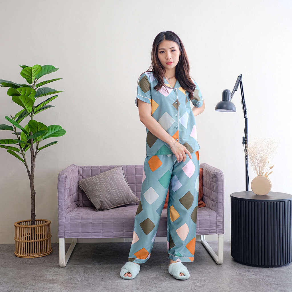 Cielyn - Percy Organic Silk Piyama Wanita Dewasa Set