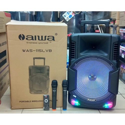 Speaker Portable N Aiwa Was 115 LVB 15 Inch N AIWA 115 LVD