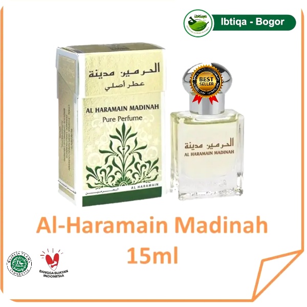 Parfum Al Madinah al Haramain - Parfum Umroh 15ml Non Alkohol 100% Original