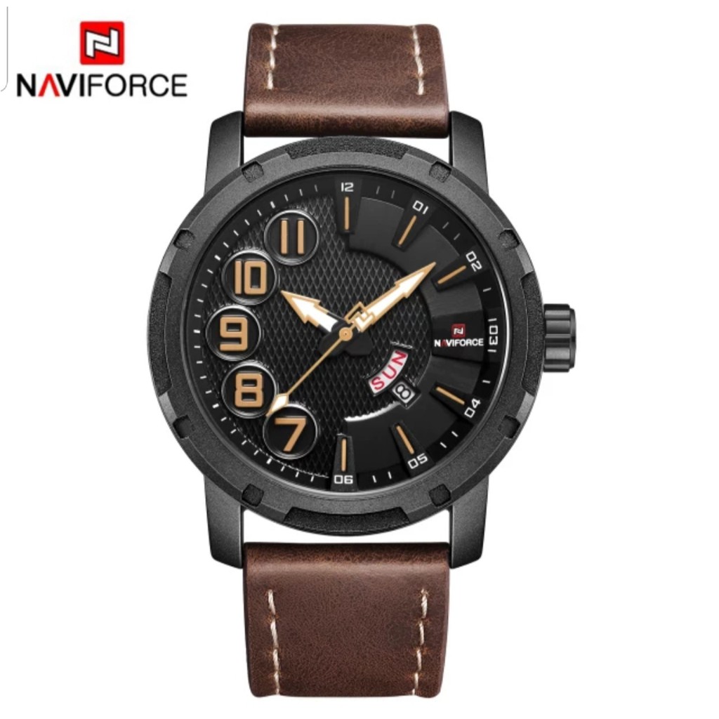 JAM TANGAN PRIA NAVIFORCE 9154 KULIT