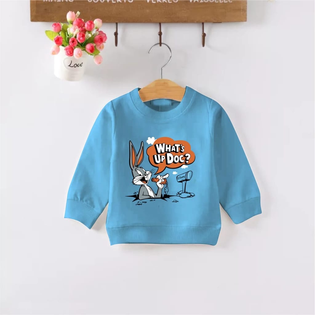 ZAHRA Pakaian Anak Perempuan BUNNY Sweater Fleece Anak Perempuan Umur 1 - 5 Tahun