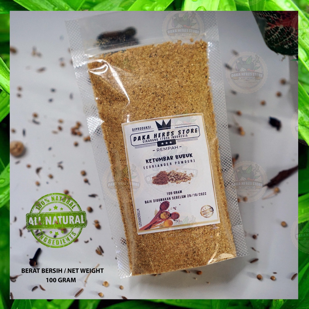 

Ketumbar bubuk Murni Tanpa Campuran (100 gram)