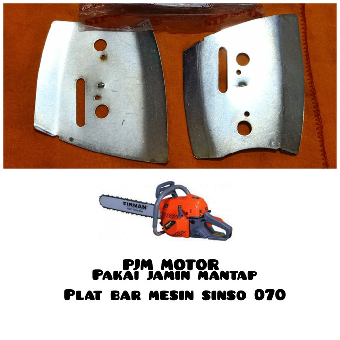 Plat Kap Bar Mesin Sinso senso Chainsaw besar 070 harga 1set 2pcs