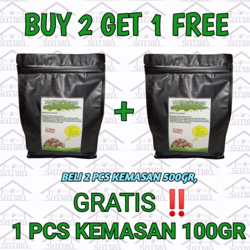 500GR TORTOISE FOOD MAKANAN KURA SULCATA PAKAN KURAKURA DARAT PARDALIS ALDABRA YNIPHORA CHERRY HEAD REDFOOT PELET KURA TORTO TERMURAH