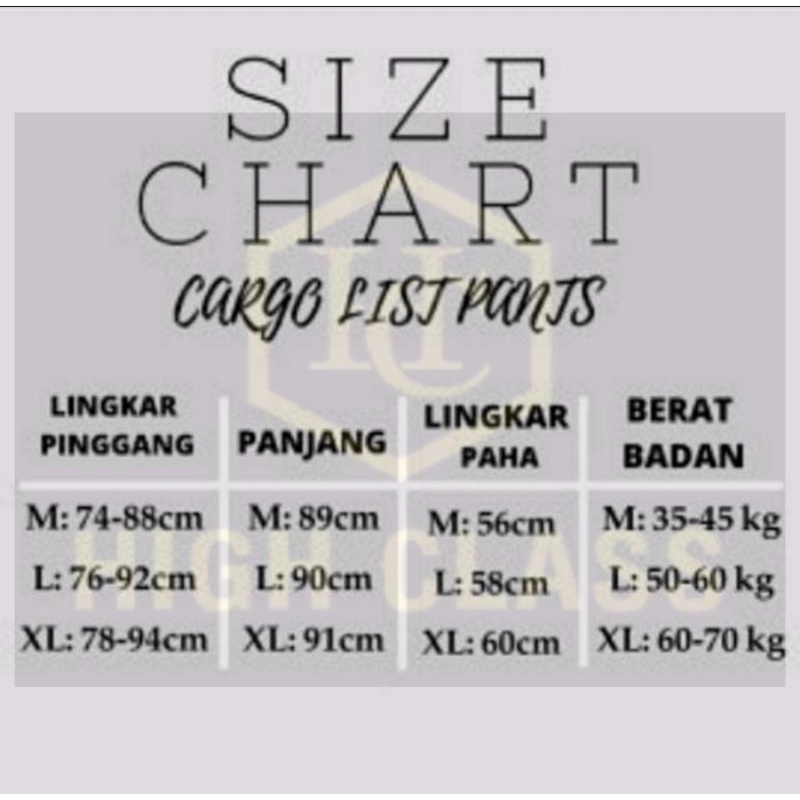 [HC]™ CELANA CARGO , LONG PANTS CARGO , UNISEX , CELANA PANJANG PRIA WANITA