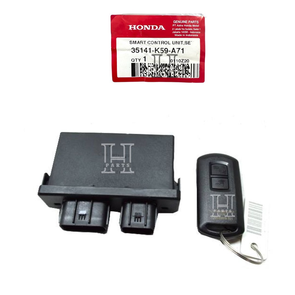 REMOTE KEYLES SMART CONTROL UNIT SET VARIO 150 eSP K59J 35141-K59-A71 ASLI ORIGINAL AHM HGP HONDA