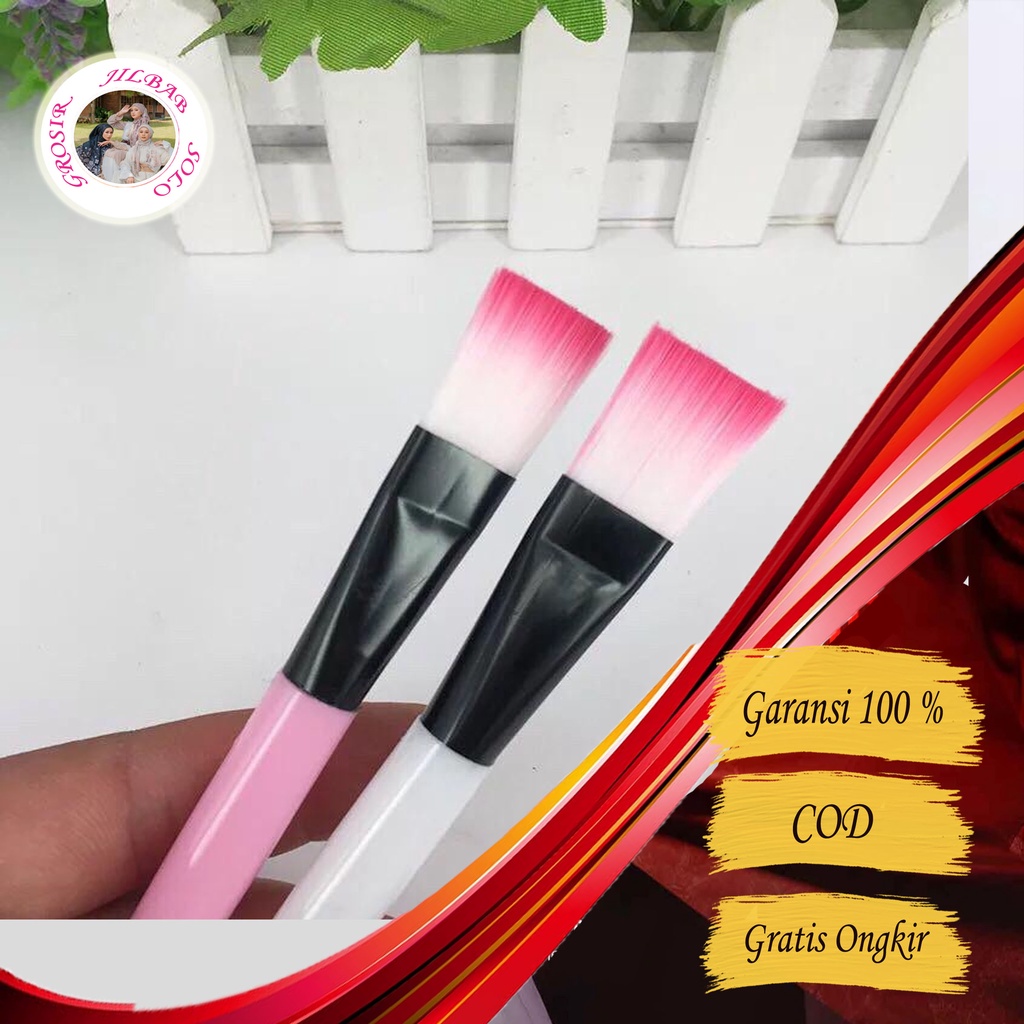 Kuas Masker Wajah - AC 12 - Silicon Make Up Brush Alat Perawatan kecantikan perawatan wajah Wanita / Pria – laki laki untuk make up pelembab foundation bedak masker jerawat kulit wajah berminyak bruntusan