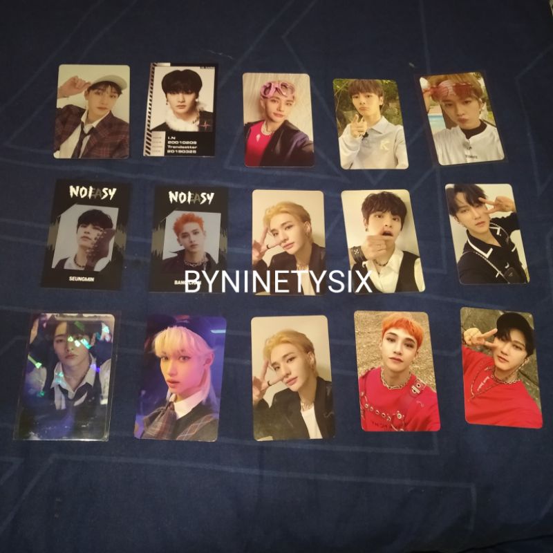 Photocard/PC Stray Kids Album Oddinary Odd Christmas Evel Cevel Noeasy POB glitter DS Double Side ID