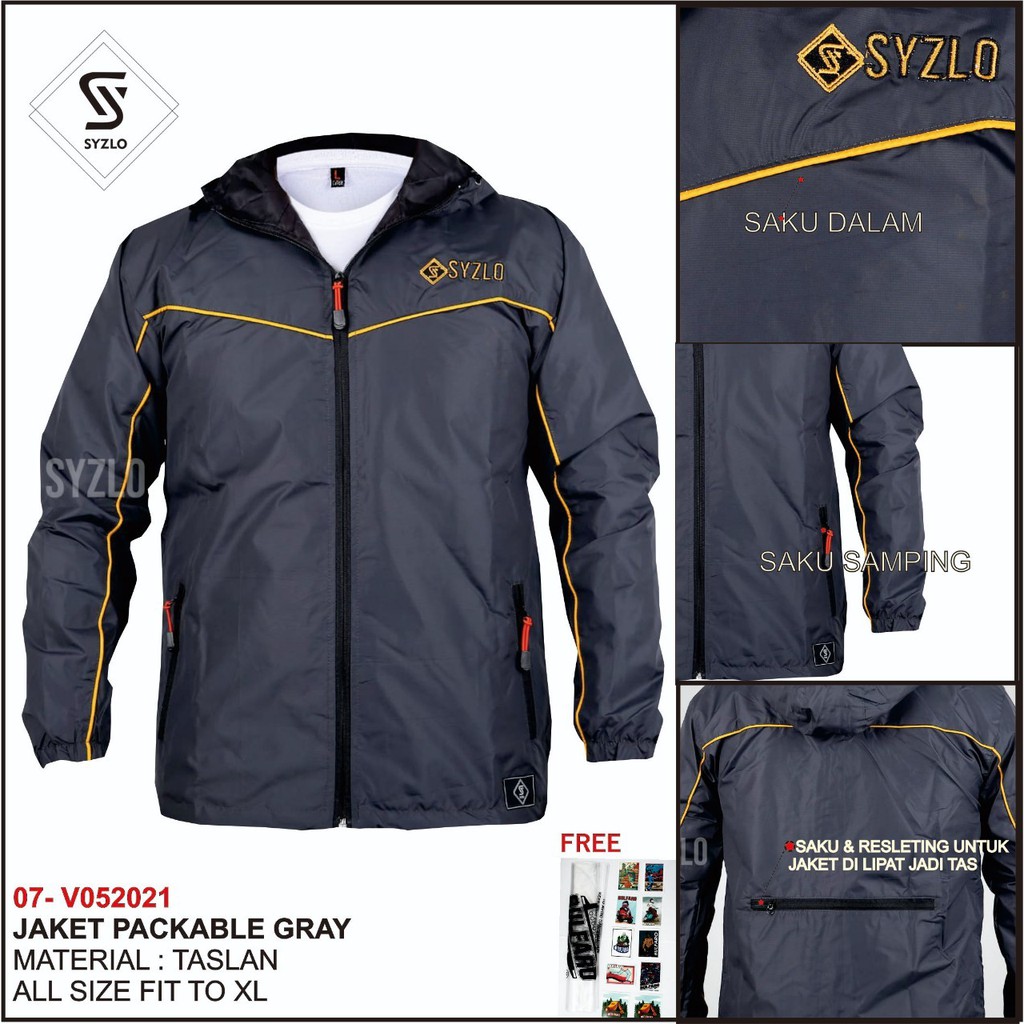 JAKET OUTDOOR ANTI AIR/JAKET ANTI AIR/JAKET SYZLO ORIGINAL/BISA BAYAR DI TEMPAT/JAKET MUSIM DINGIN