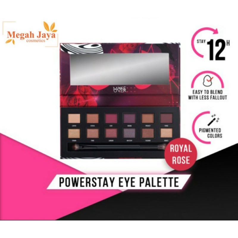 MAKE OVER POWERSTAY EYE PALLETE 12 x 0.4 Gr