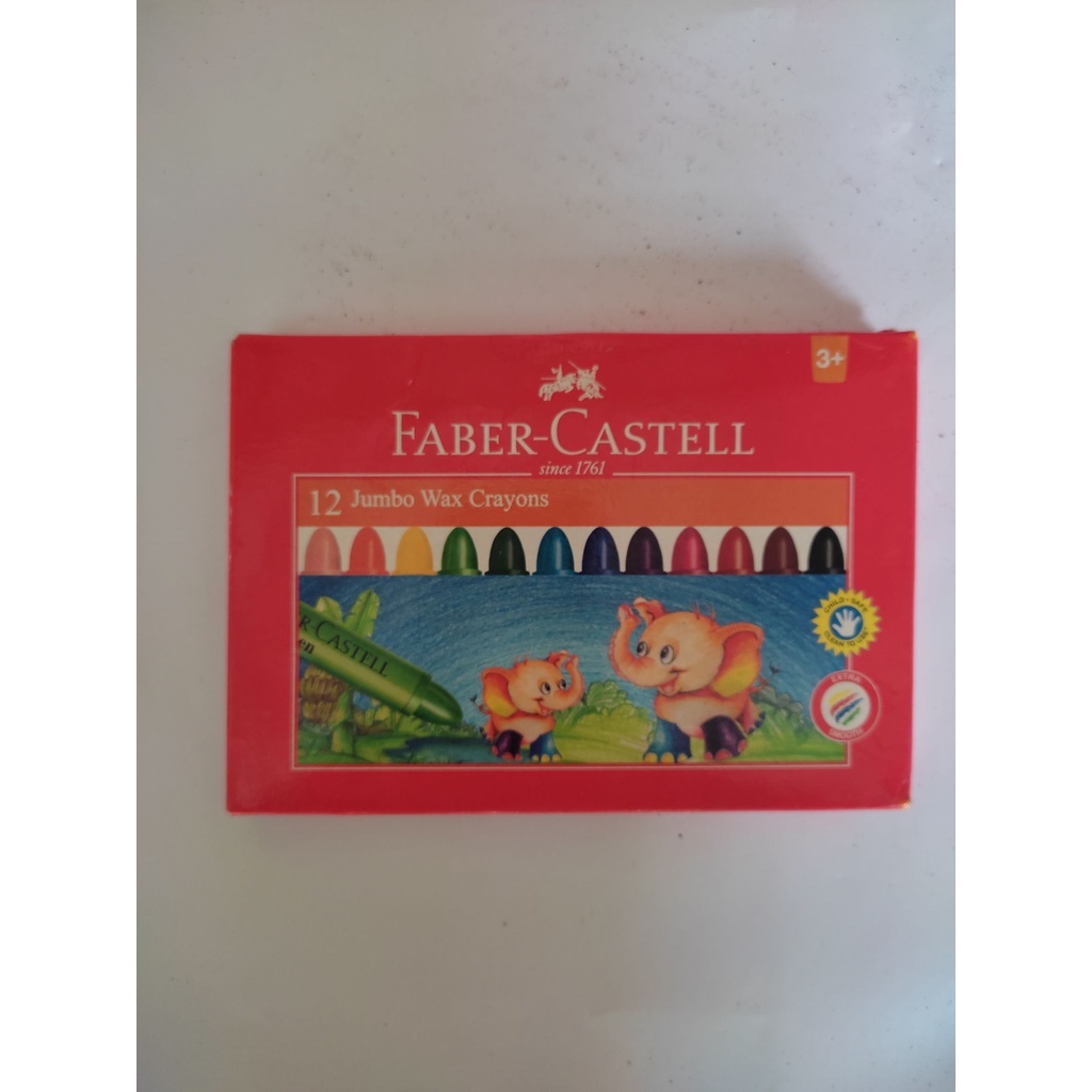 

Faber Castell 12 Jumbo Wax Crayon