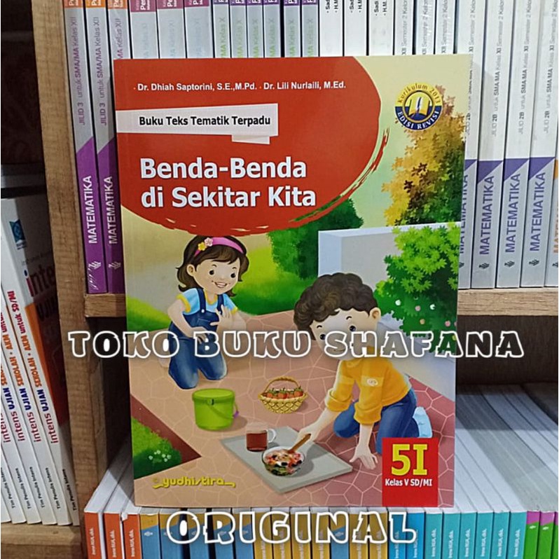 Paket 4 Buku Tematik Terpadu Yudhistira 5F 5G 5H 5I K13 Edisi Revisi Kelas 5 SD ORI