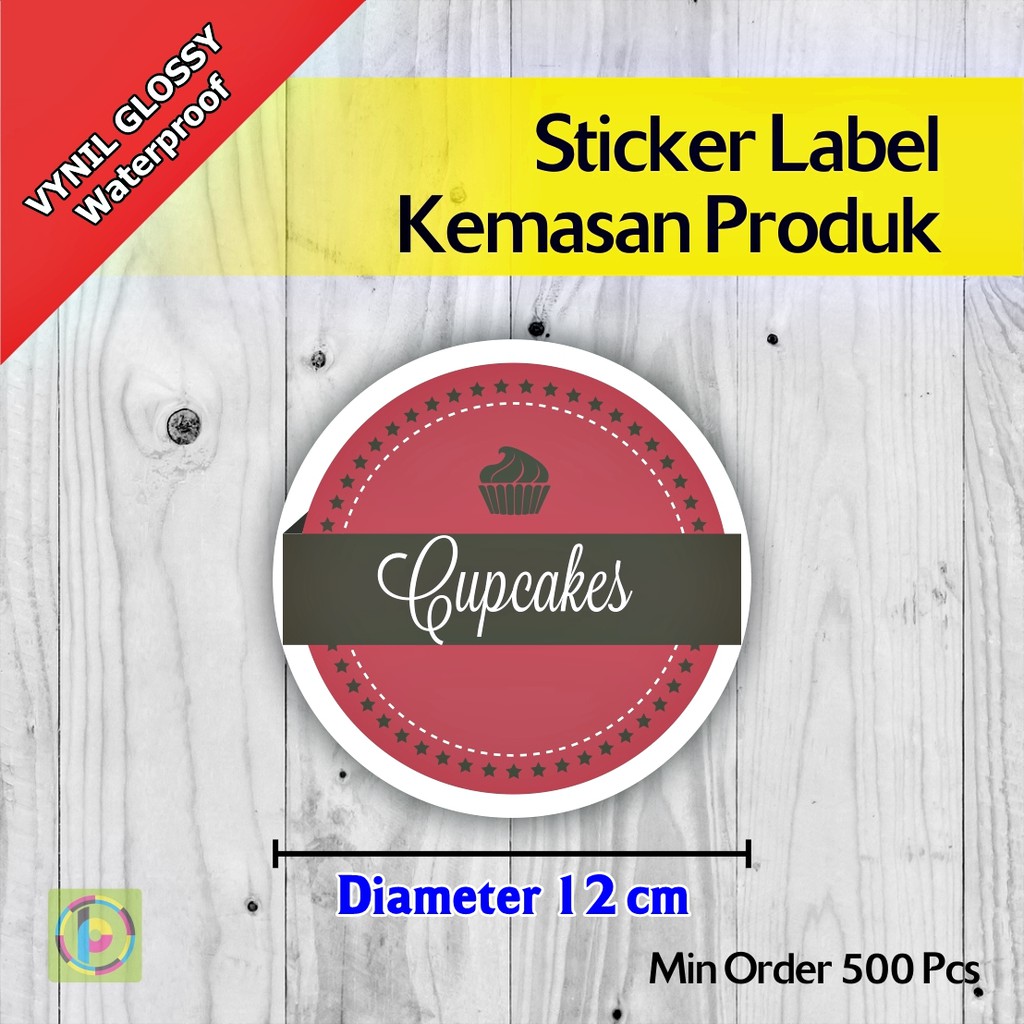 

Cetak Stiker Label Kemasan Produk | Vynil | Diameter 12 cm