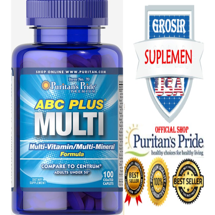MULTIVITAMIN Multi Vitamin & Multi Mineral 100Tab Centrum USA vit