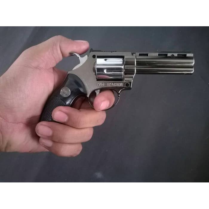 Jual Korek Api Pistol Revolver Magnum 357 Sedang Diskon
