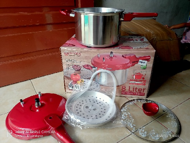 Panci Presto Supra 8 Lt / Supra Pressure 8lt - Ungu