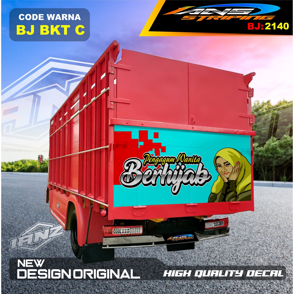 STIKER VARIASI BAK BELAKANG TRUK CANTER / STIKER BELAKANG TRUK RAGASA,UMPLUNG / STIKER BAK BELAKANG TRUK DINA,FUSO