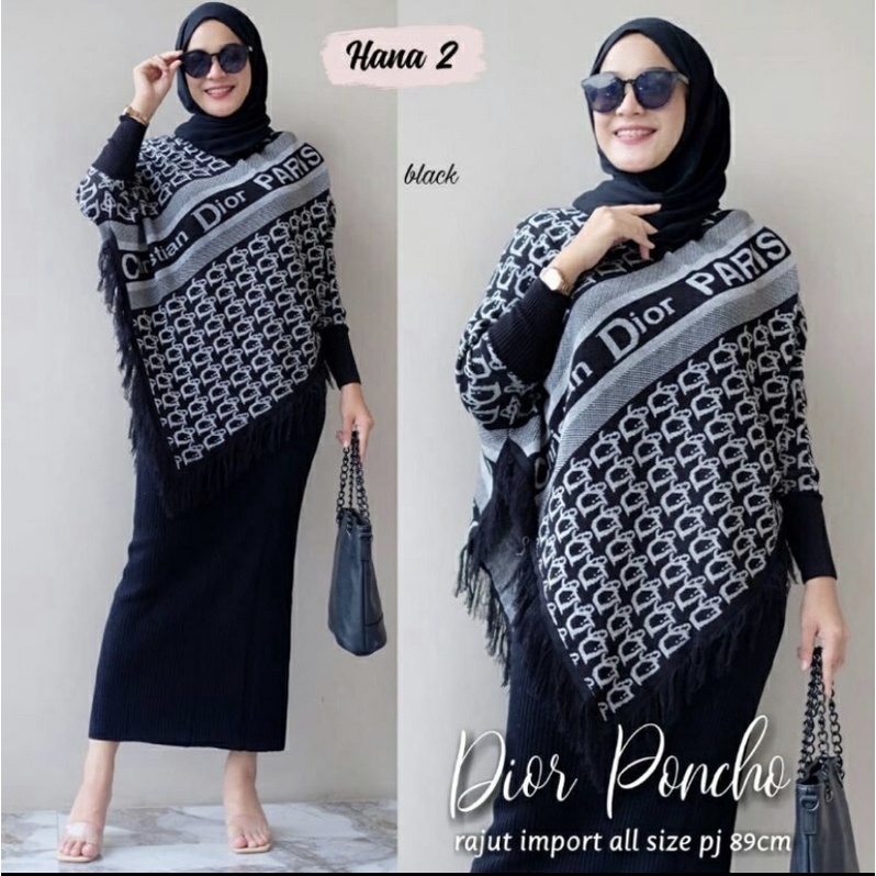 DIOR PONCO RAJUT IMPORT