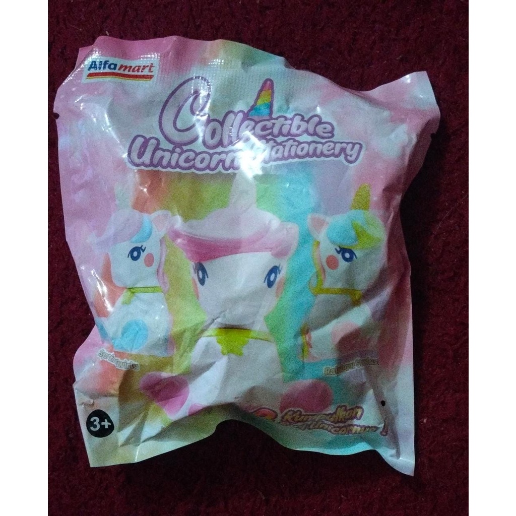 Mainan collectible unicorn stationery alfamart