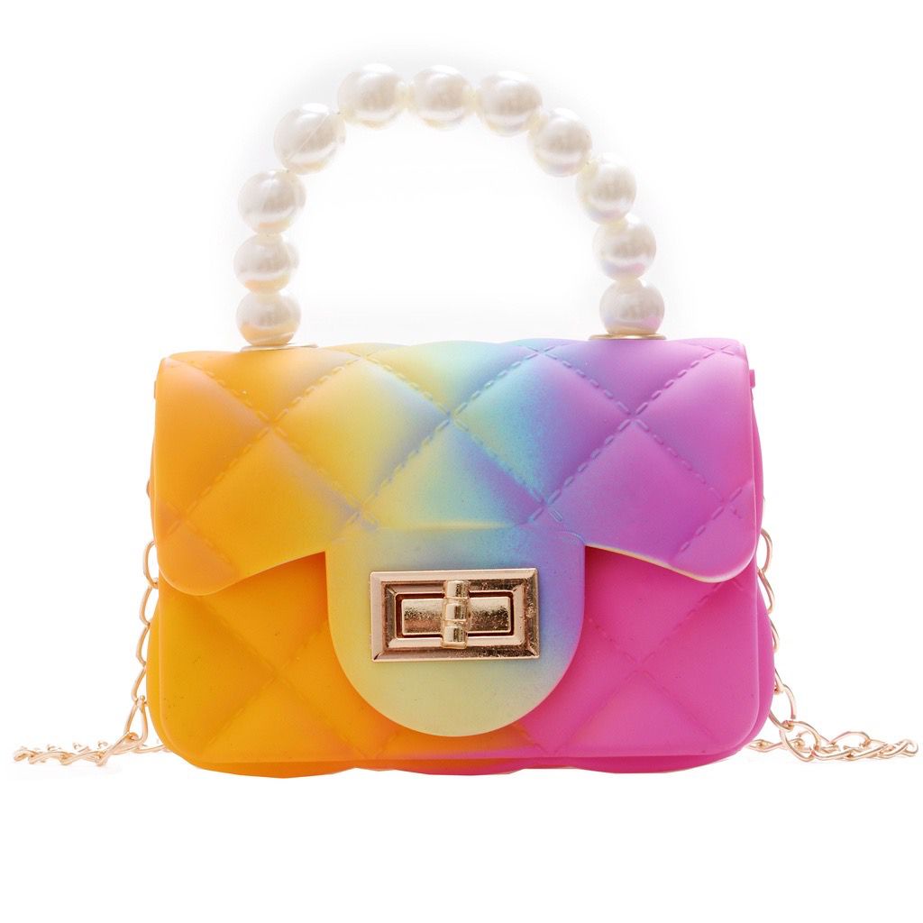 TASHAPPY EL 5722 tas SELEMPANG Mini Rainbow Random wanita import model korea supplier tas import