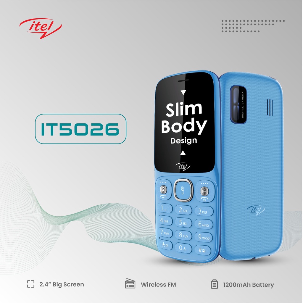 ITEL 5026 IT5026 HP Murah Feature phone Garansi Resmi