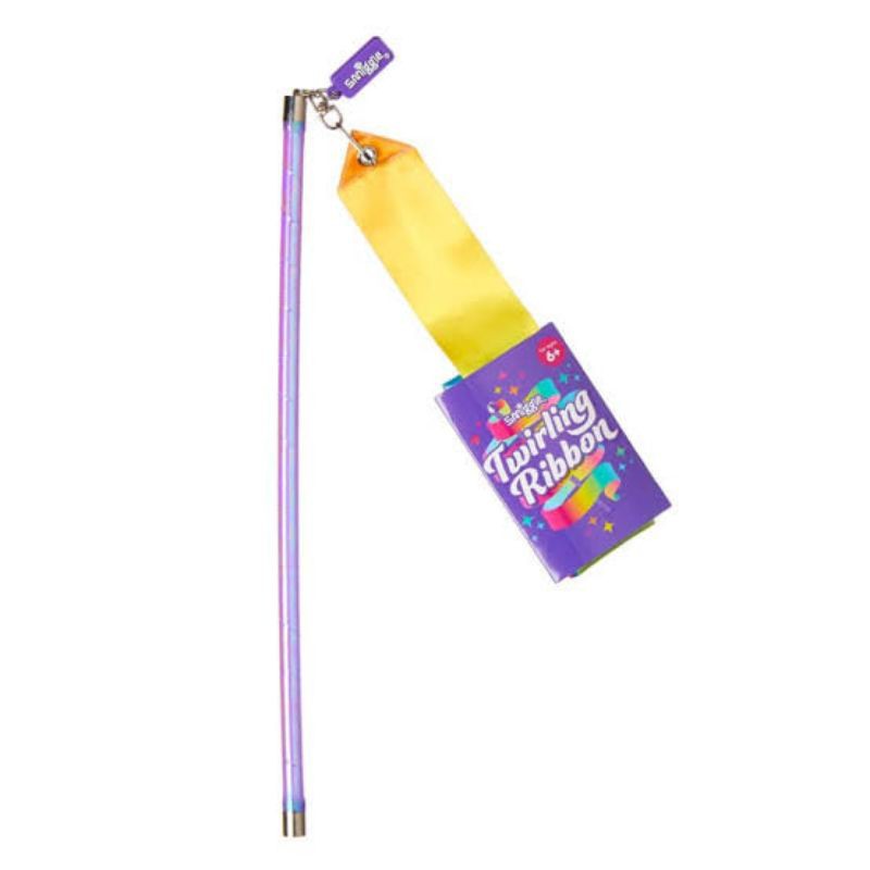 Smiggle rainbow twirling ribbon, ribbon hi5, pita tari, pita pelangi, ori smiggle