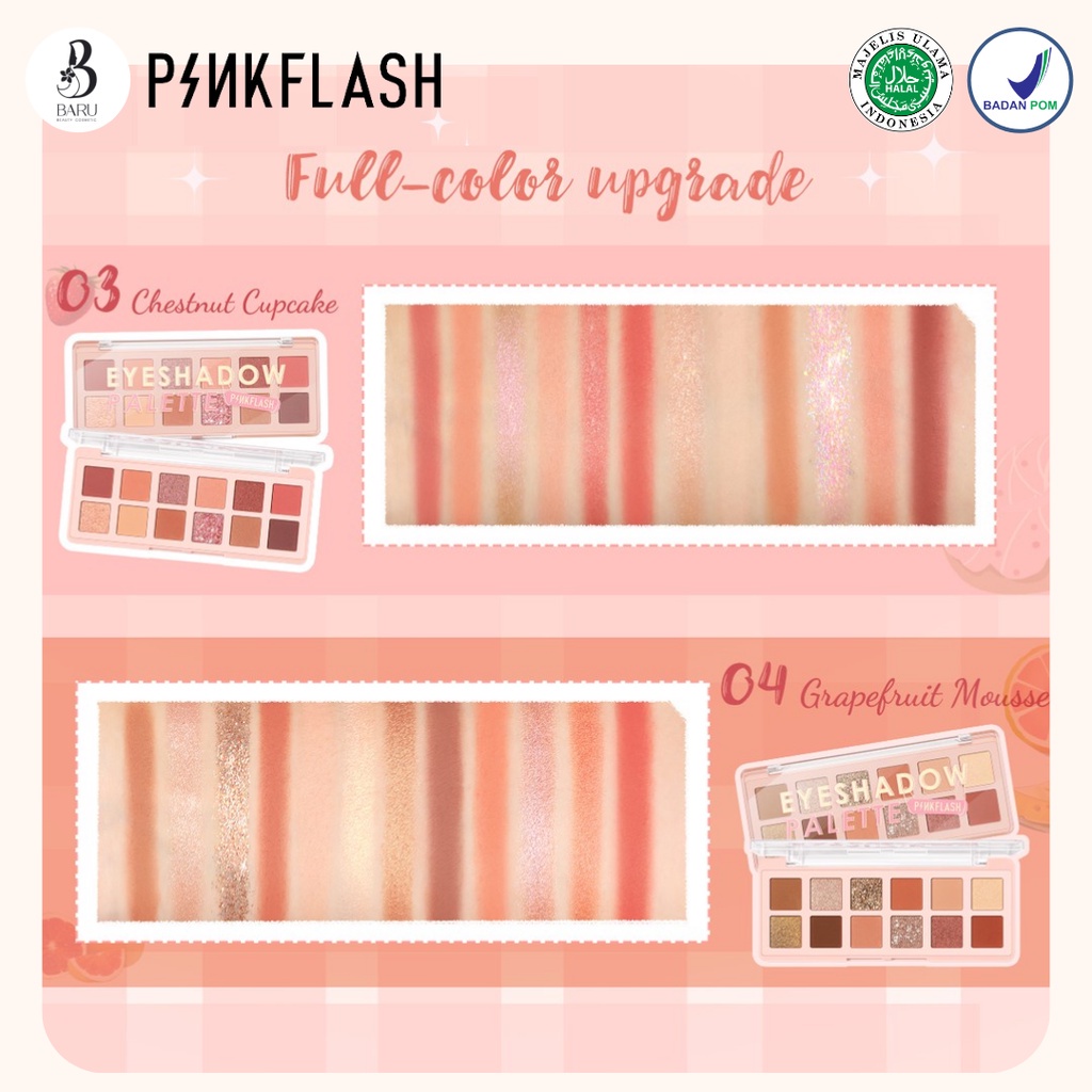 ❤ MEMEY ❤ PINKFLASH Pro Touch Eyeshadow Palette PF-E15 | PINK FLASH