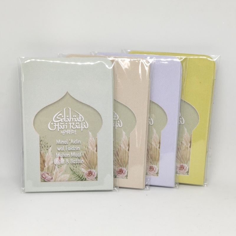 

4 Pack Amplop Angpau Lebaran Estetik - Floral edition Mix Warna