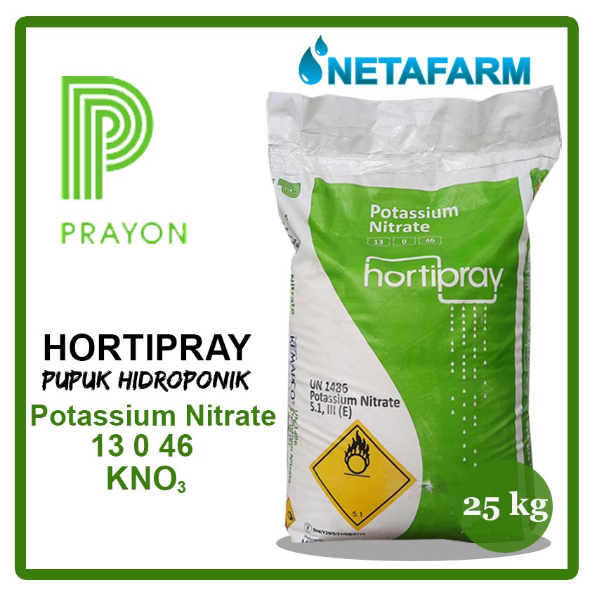 Pupuk Kalium Nitrat KNO3 Hortipray Prayon Belgia 25kg