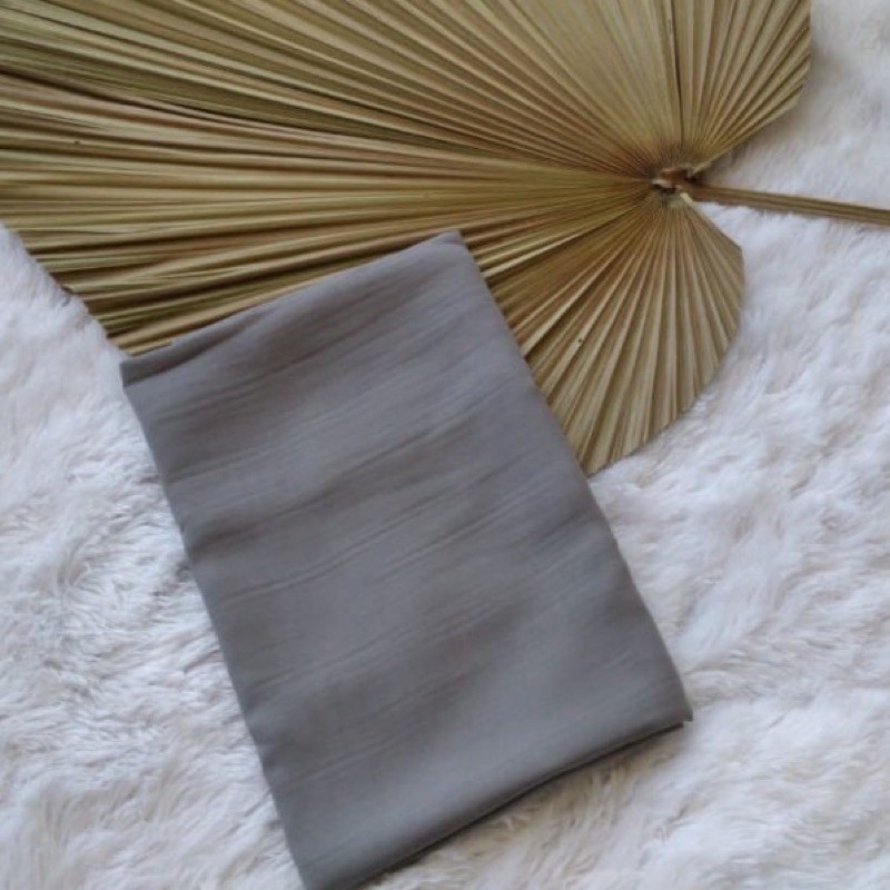 phasmina DIAMOND CREAP/phasmina diamond creap kualitas terbaik/pasmina diamond/pasmina terbaru-Abu