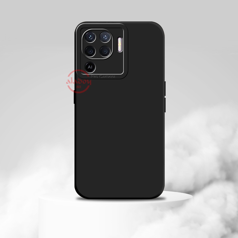 Soft Case Oppo Reno 5F , Oppo F19 Pro , Oppo A94 Case Liquid Silicone Pro Camera Premium Casing