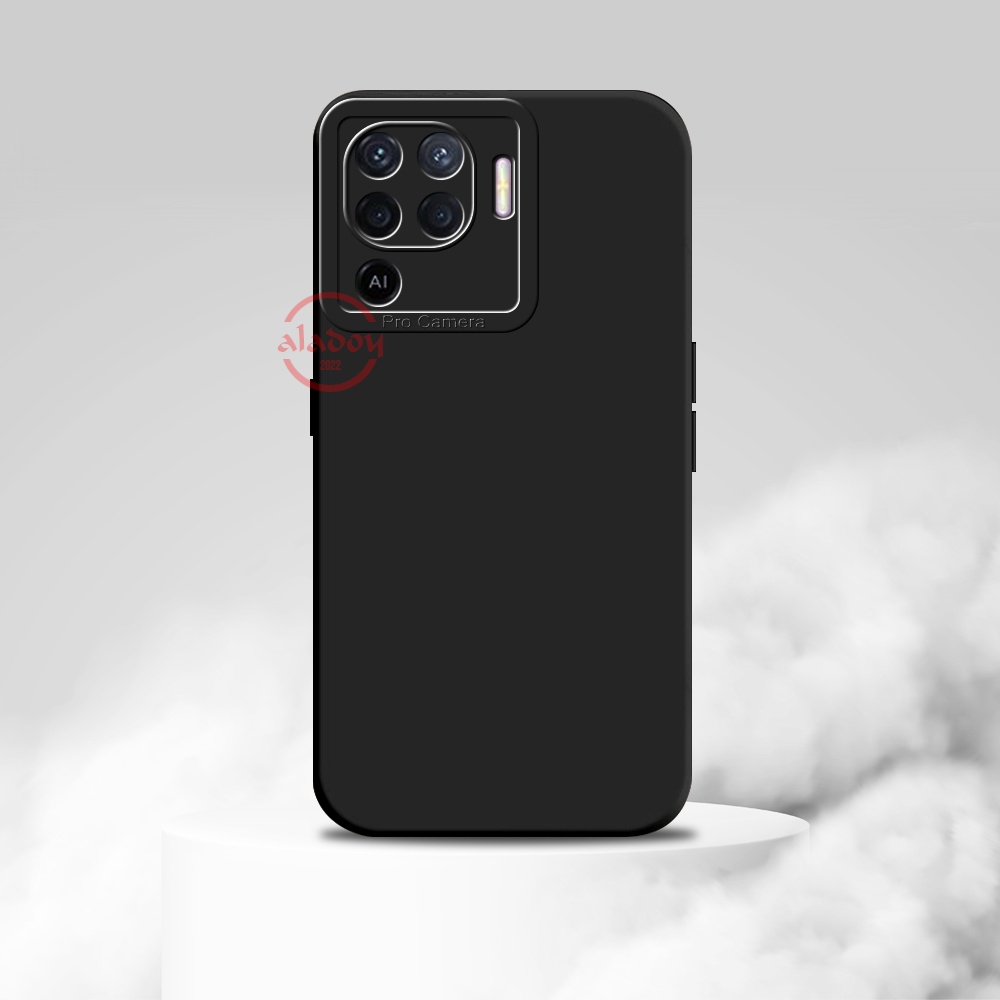 Soft Case Oppo Reno 5F , Oppo F19 Pro , Oppo A94 Case Liquid Silicone Pro Camera Premium Casing