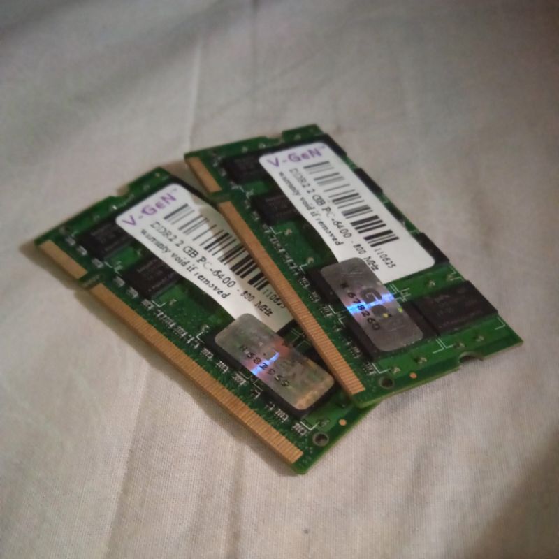 RAM,2GB,DDR2, 800MHz (utk laptop)