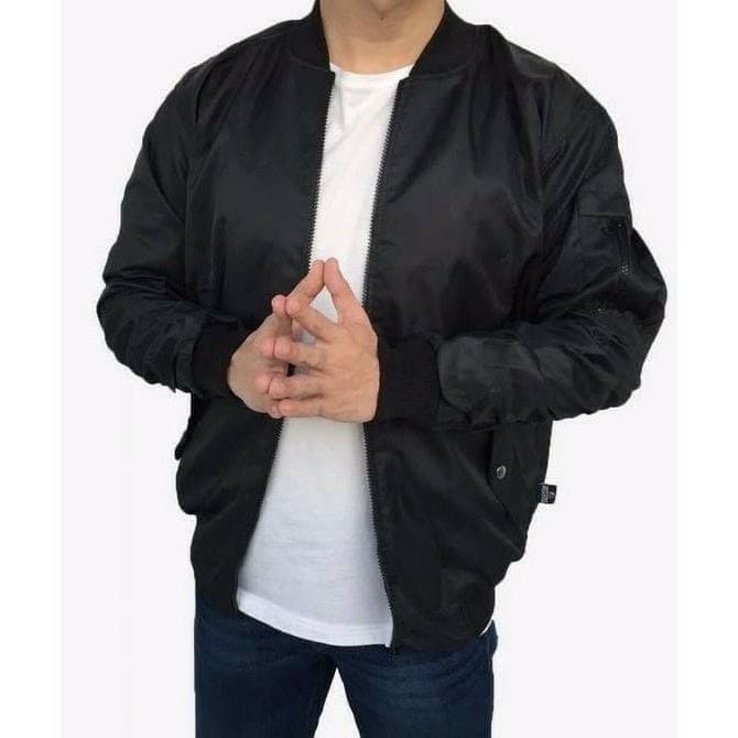 Diskon Jaket Army Pilot Big Size / Bomber Ukuran Xl - Hitam, Xxl Terbaru