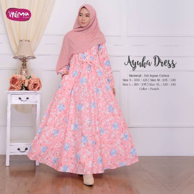 GAMIS KATUN JEPANG I AYUKA DRESS IQLIMA