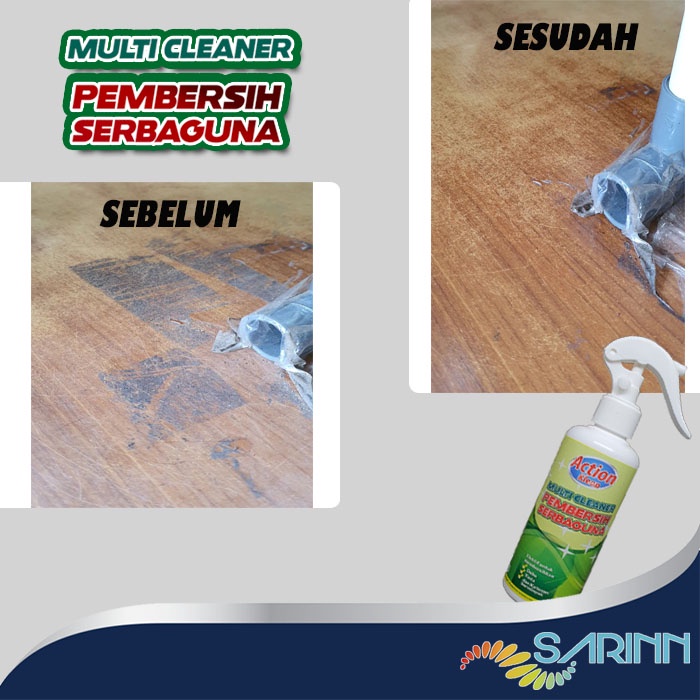 Pembersih bekas lem Penghilang bekas Lakban Action Klean Multi Cleaner Serbaguna