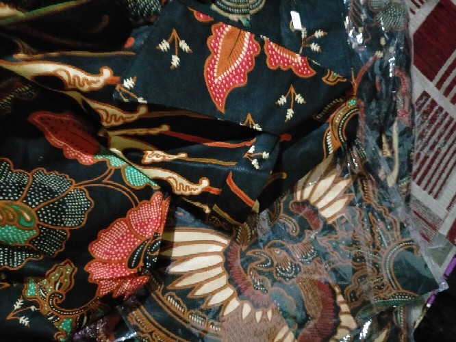 Batik Couple Ayah Anak Motif Kupu Sogan,baju Batik Keluarga,batik Anak Cowok