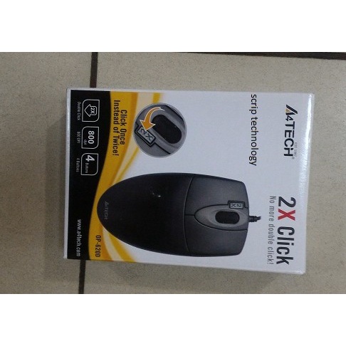 mouse a4tech op620d / op-620d double click (2x) op260d