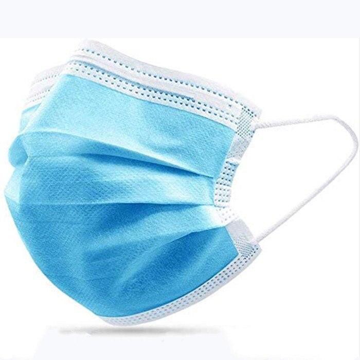 MASKER 3 PLY EARLOOP DISPOSABLE MASK ISI 50 Pcs