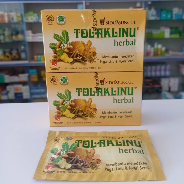 Tolak Linu Herbal Jahe Sachet Pegal Linu Nyeri Sendi Linu Jahe Mint Mentol