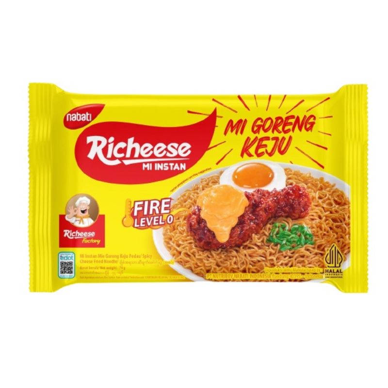 

Mie Richeese Mi Goreng Keju Level 0