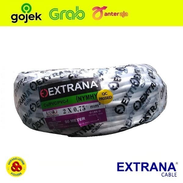 EXTRANA Kabel NYMHY 2x0.75 50m 2x0,75 isi 2 x 0.75mm / roll 50 meter