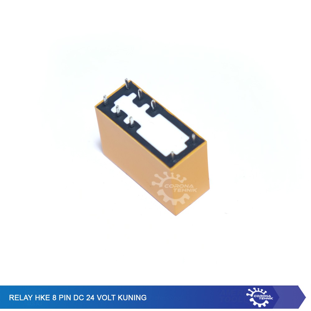Relay HKE 8 Pin DC 24 Volt Kuning